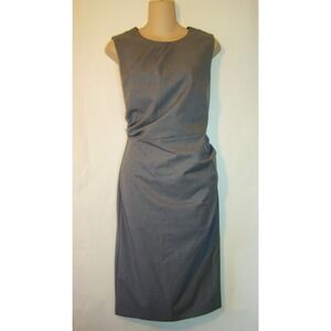 New J. Crew Womens Gray Sleeveless Career Dress Size 10   D113